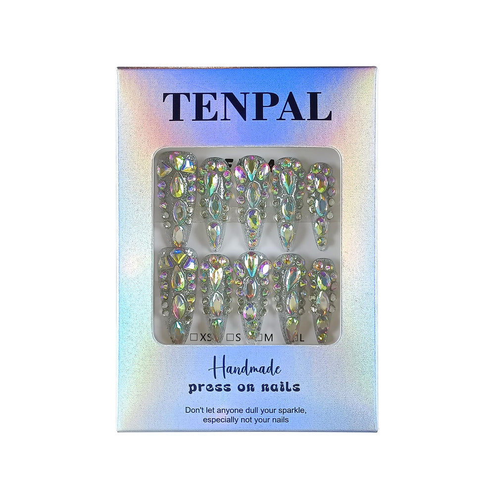 TENPAL nails with French tips for office settings