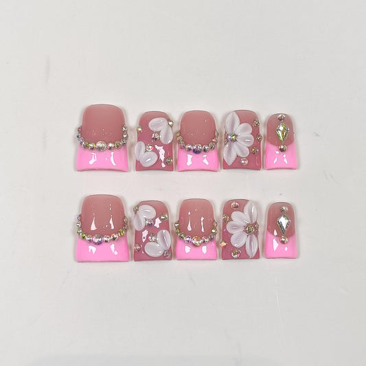 TENPAL glazed donut nude pink nails for smooth everyday wear