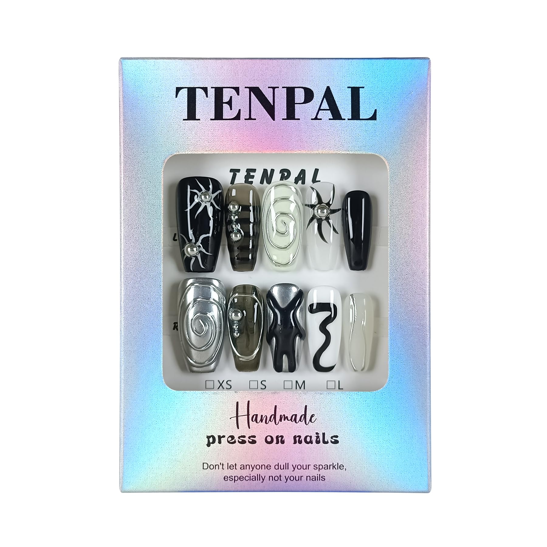 TENPAL glow-in-dark option nails for nightlife and dates