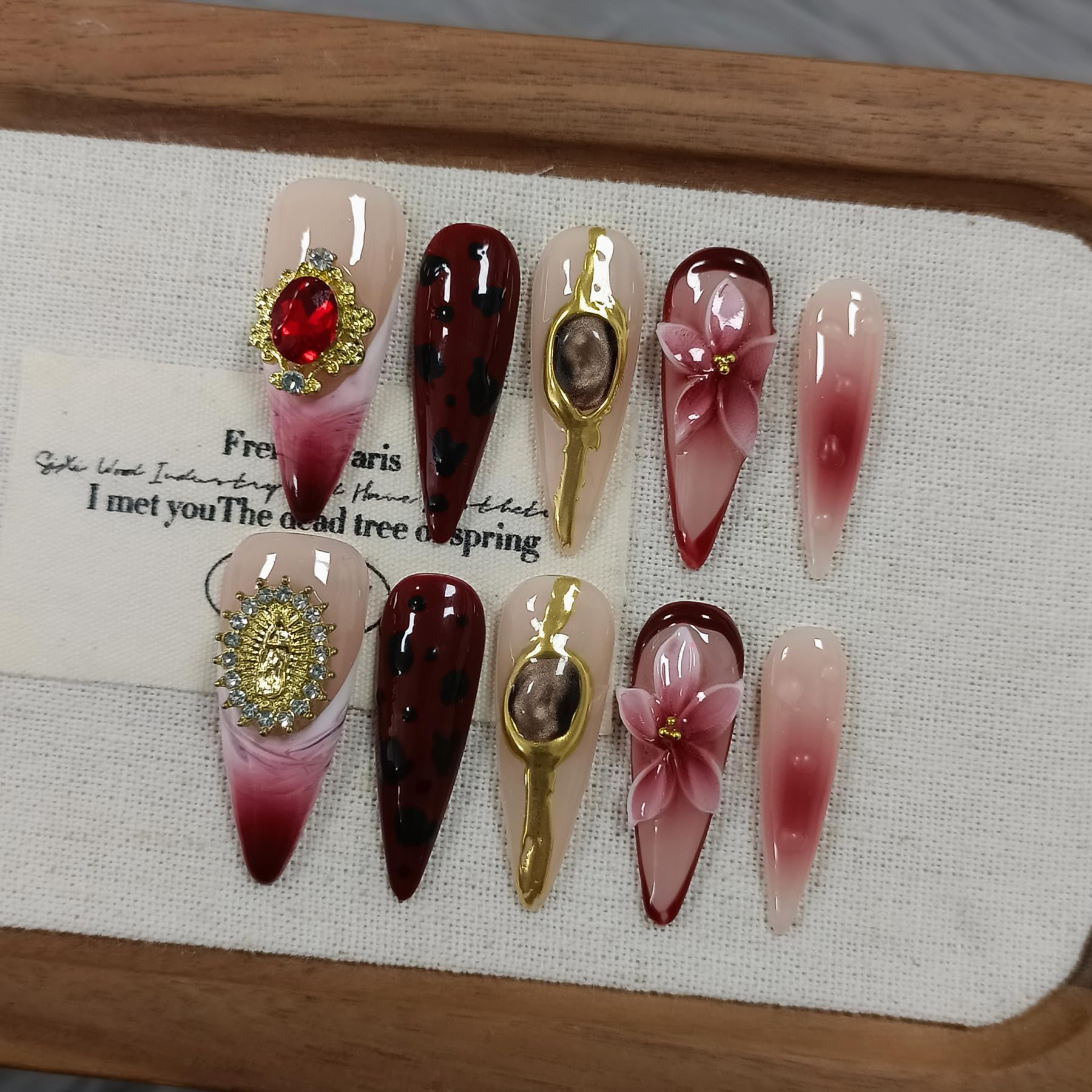 Hand model wearing Tenpal nails for chic everyday glamour.