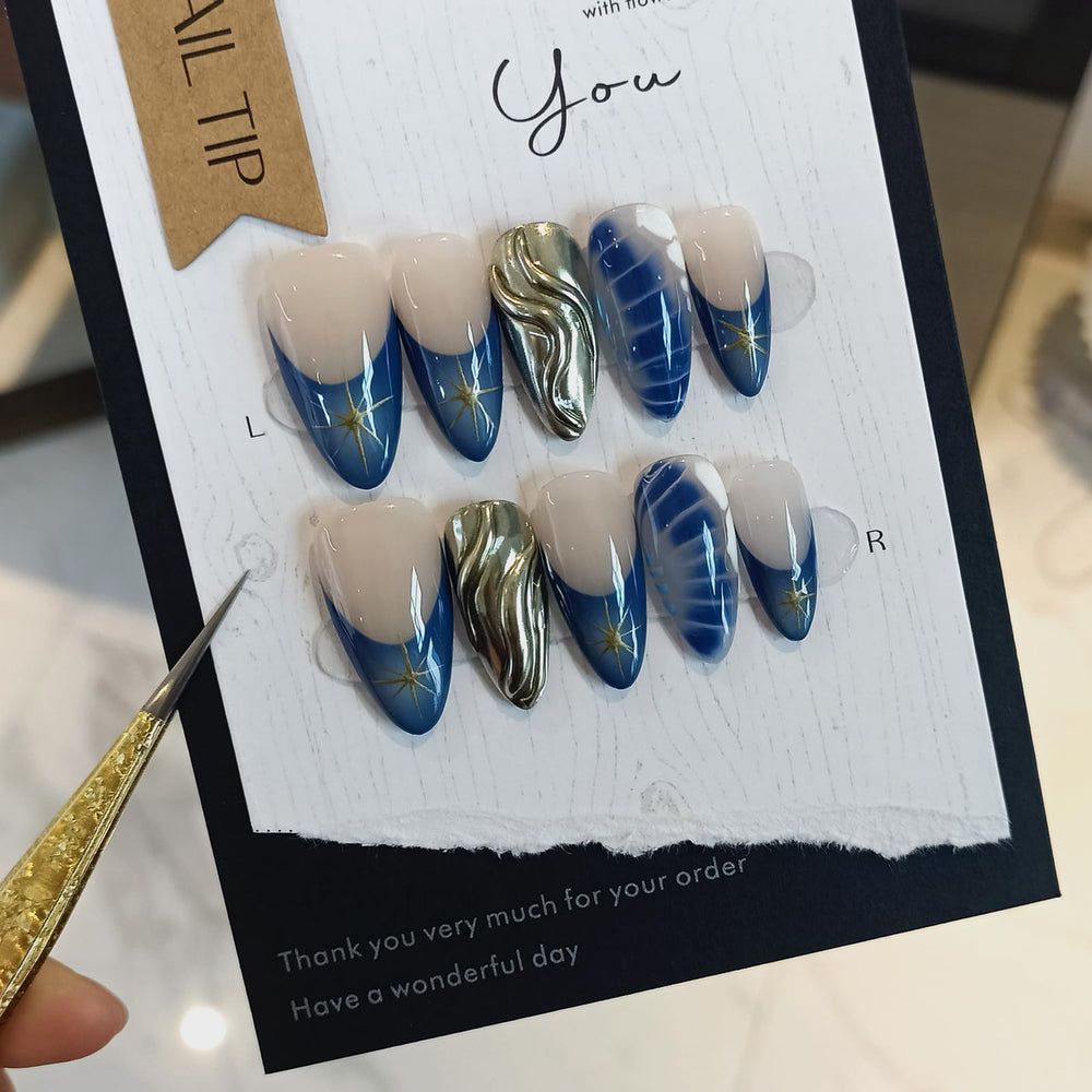 TENPAL handmade acrylic soft gel nails kit includes essential tools