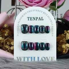 TENPAL Included nail file, cuticle stick, prep pad for precise fitting.