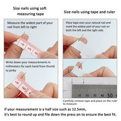 TENPAL packaging box with accessories for press-on nails.