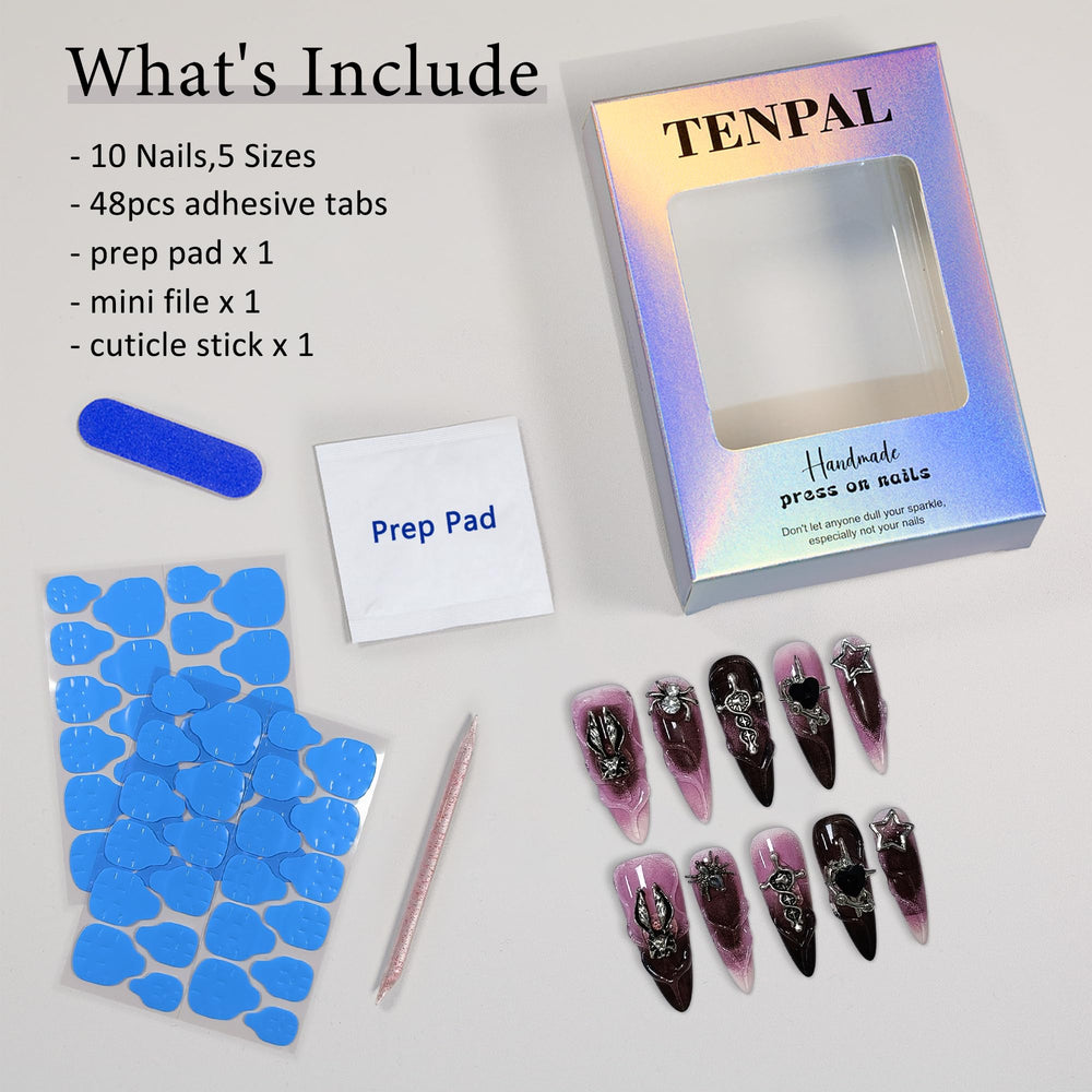 Nail box and prep kit from TENPAL for organized reuse