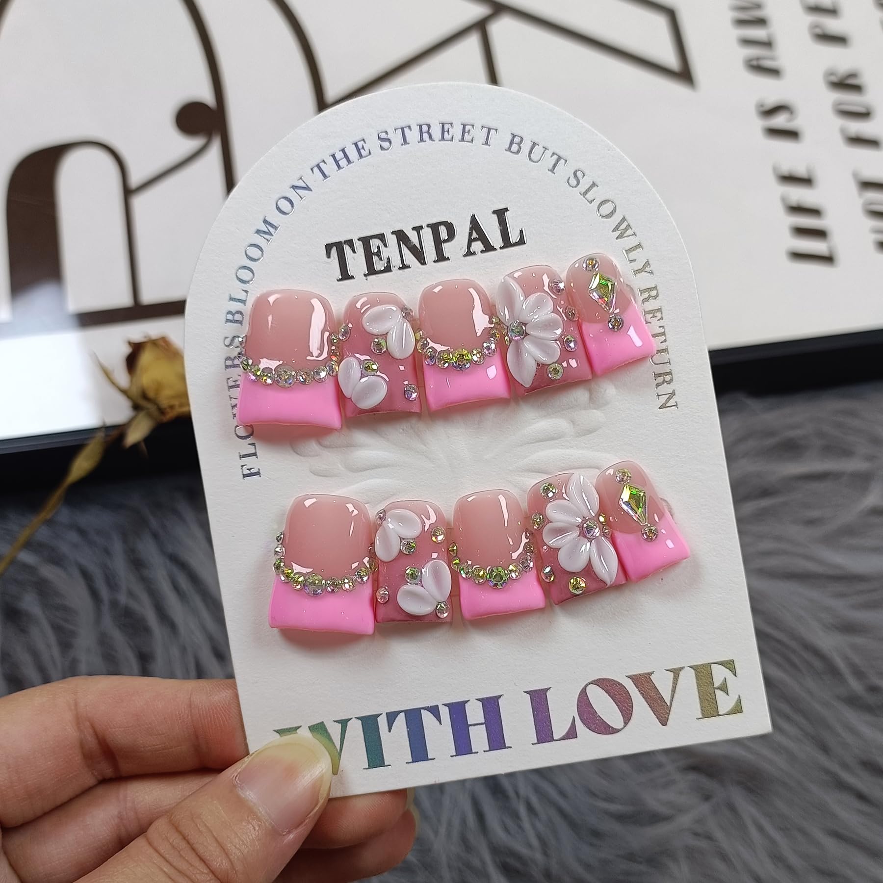 TENPAL press-on nails kit with essential tools for at-home use