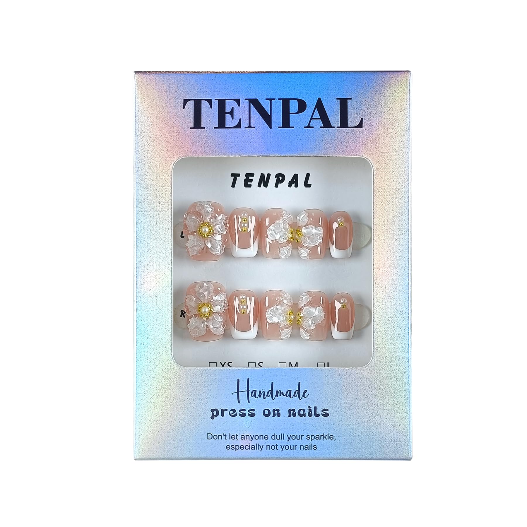 TENPAL reusable nails with gel-like finish for multiple occasions.