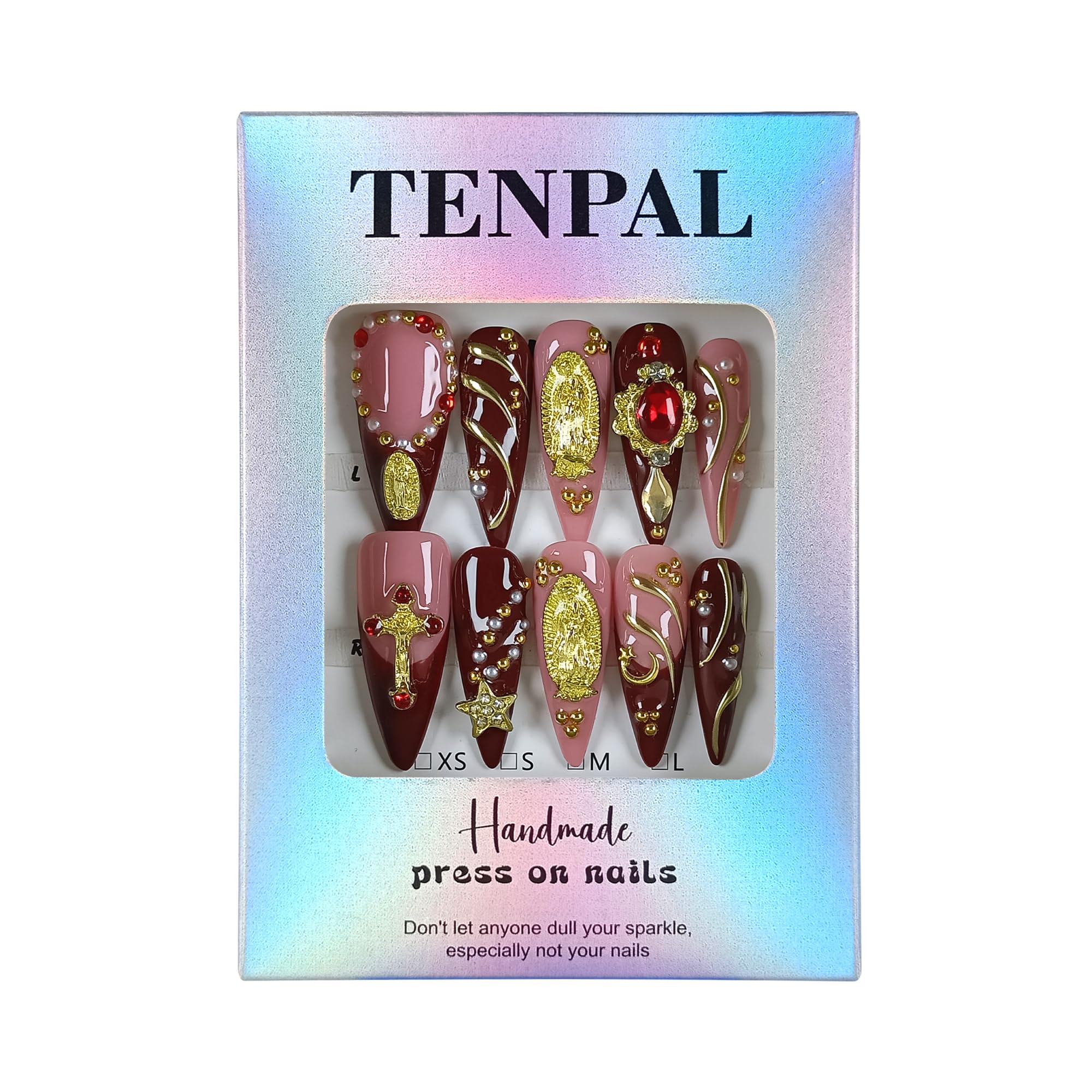 TENPAL reusable press-on nails suitable for multiple events.
