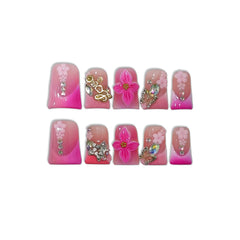 TENPAL Y2K thick glue-on nails offer trendy, durable wear.