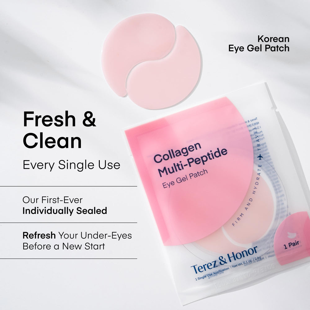 Terez and Honor caffeine and niacinamide brightening for awake eyes.