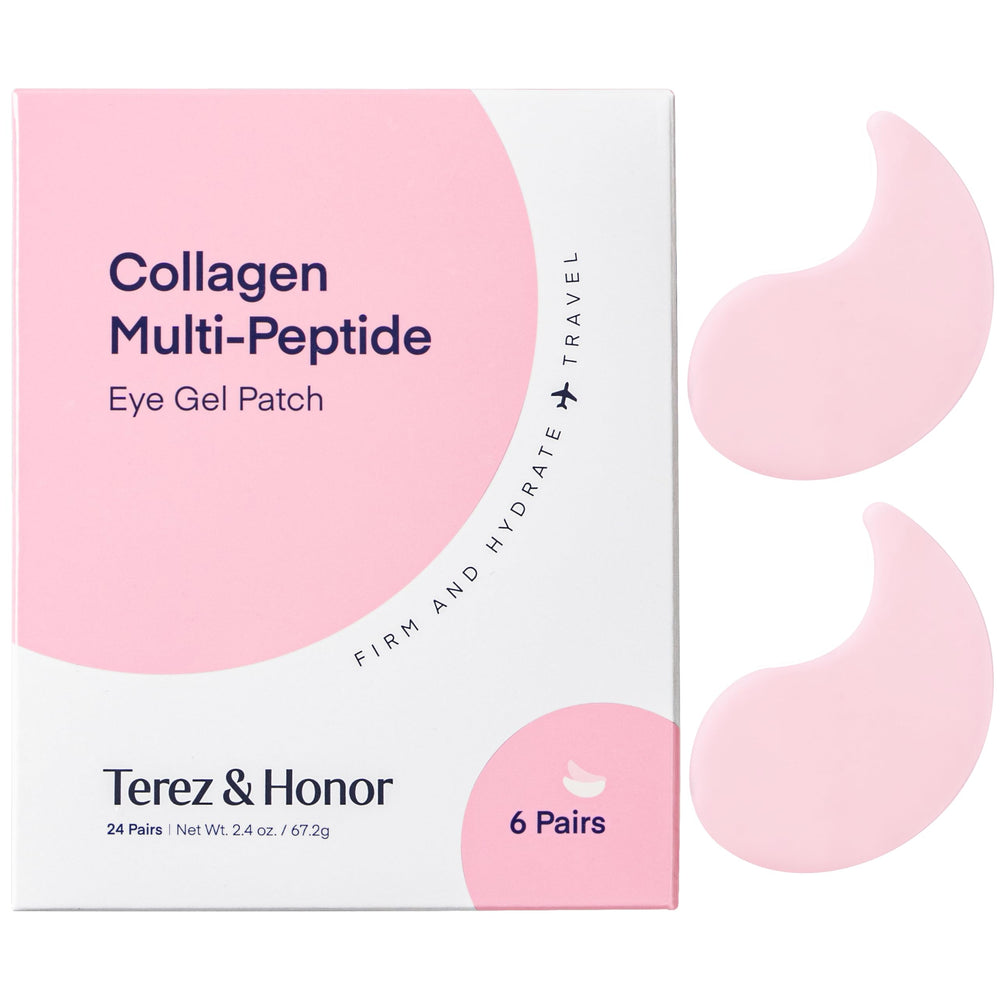 TEREZ & HONOR collagen under eye patches pack for on-the-go refresh and anti-aging care