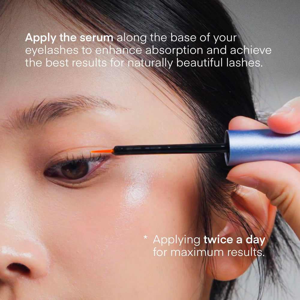 Terez & Honor eyebrow serum tube-pack display for easy access.