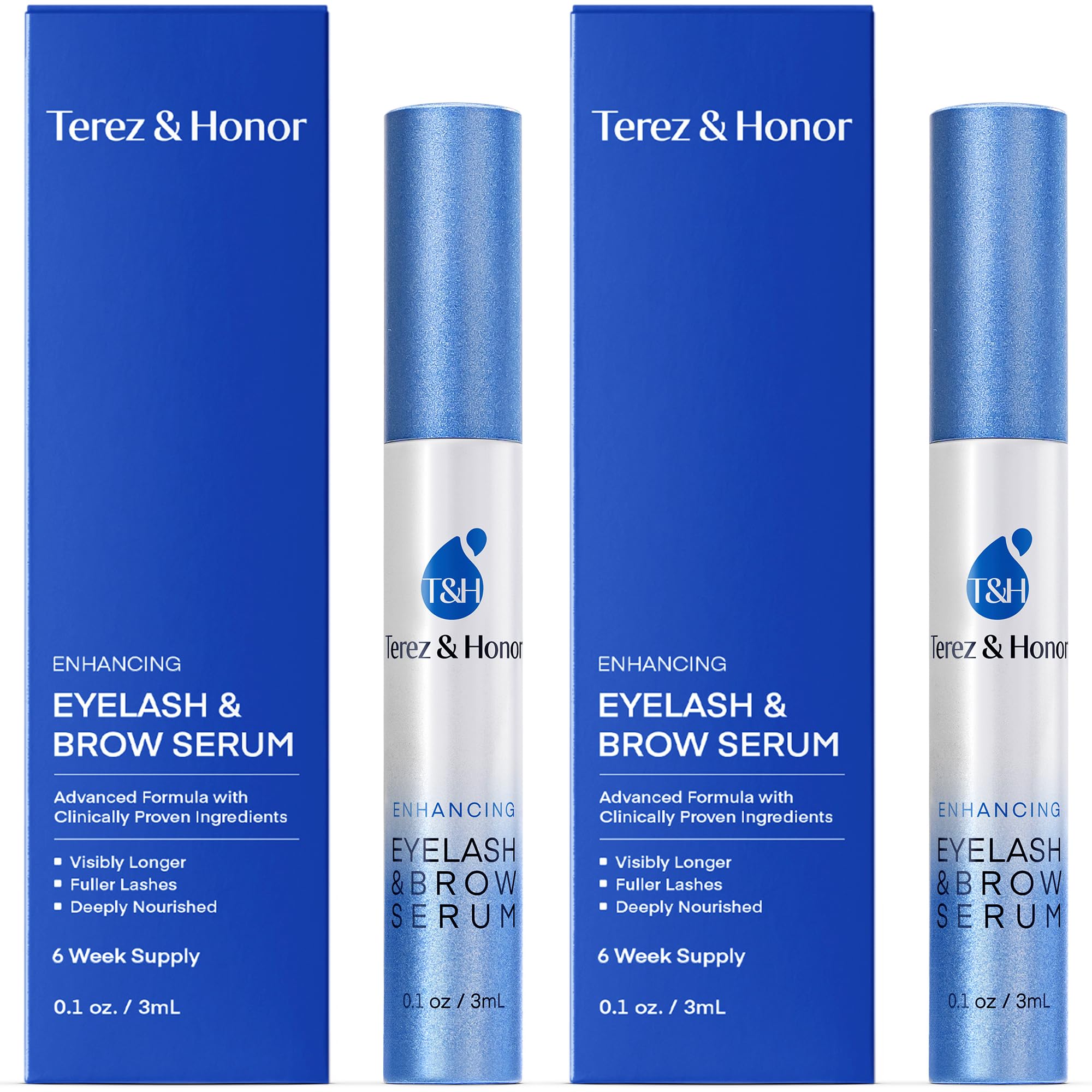 Terez & Honor eyelash serum bottle for daily lash conditioning.