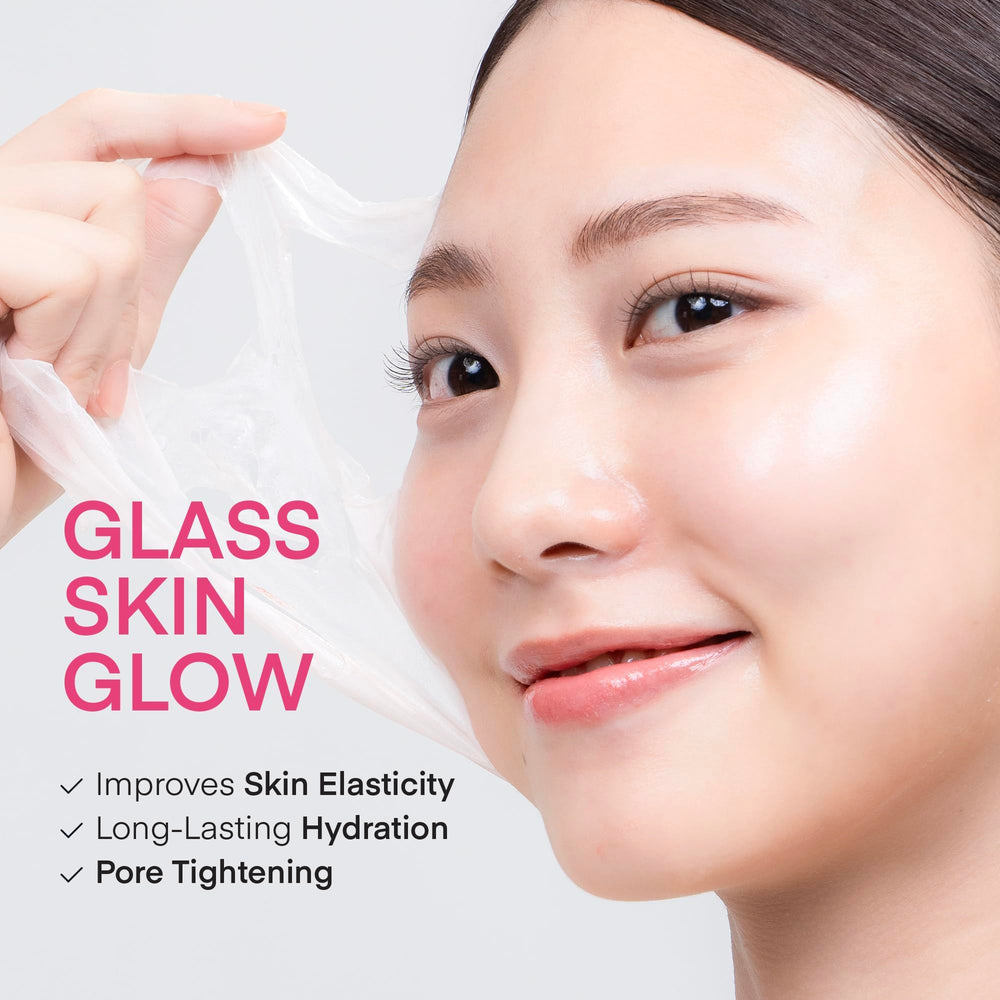 Peel-off action demonstrates easy removal and reveal of glow