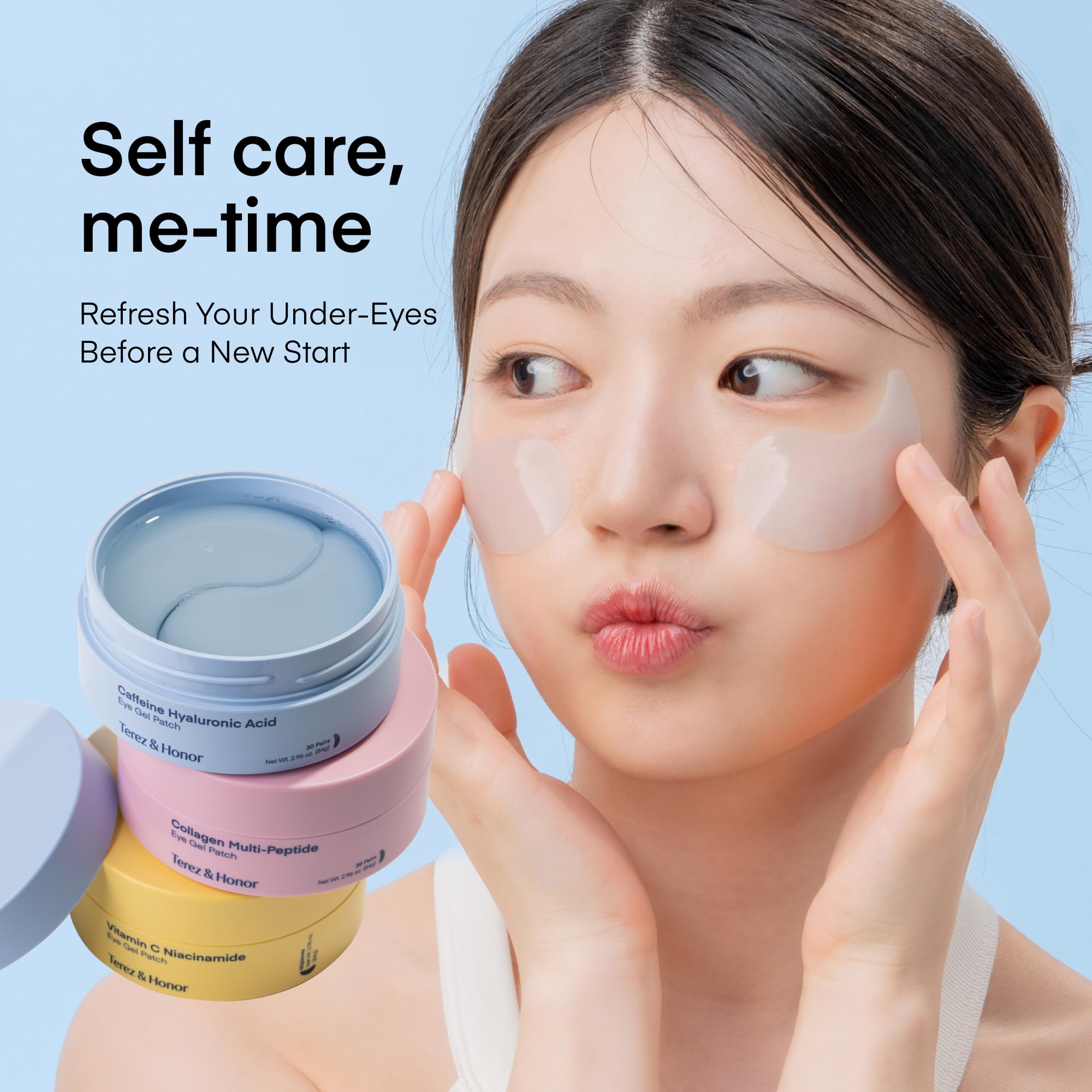 TEREZ & HONOR Radiant Trio featuring caffeine for a bright-eyed look.