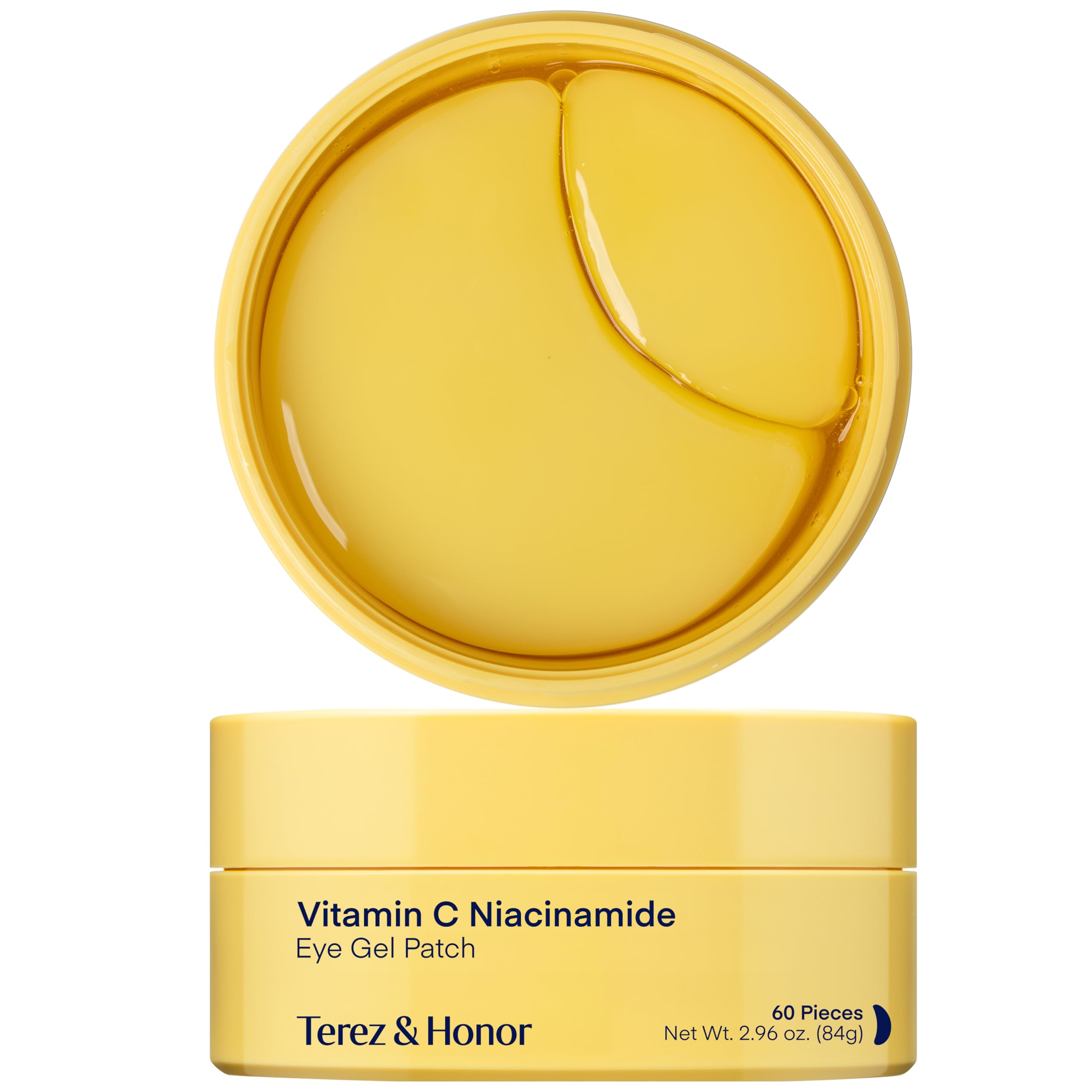TEREZ & HONOR Vitamin C Eye Patches packaging for brightening prep