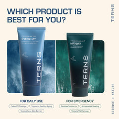 TERNS eco-friendly packaging image reinforces sustainable skincare commitment.