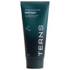 TERNS Mayday gel-cream bottle demonstrates after-sun care and cooling relief.