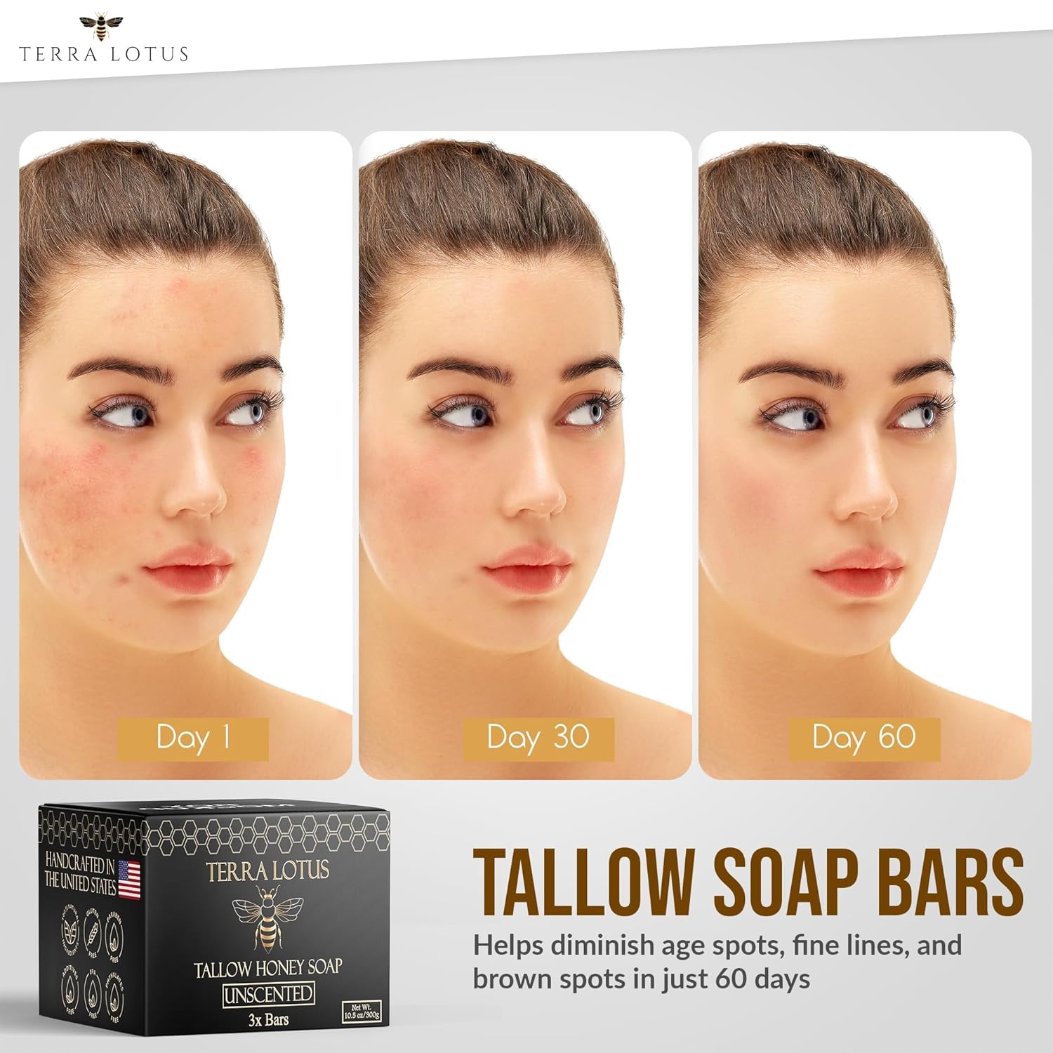 Terra Lotus handcrafted small-batch soap ensuring creamy lather and consistent quality.
