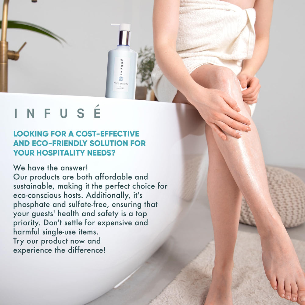 Terra Pure 1-Shoppe Infuse lotion bottle pump provides comforting hydration.