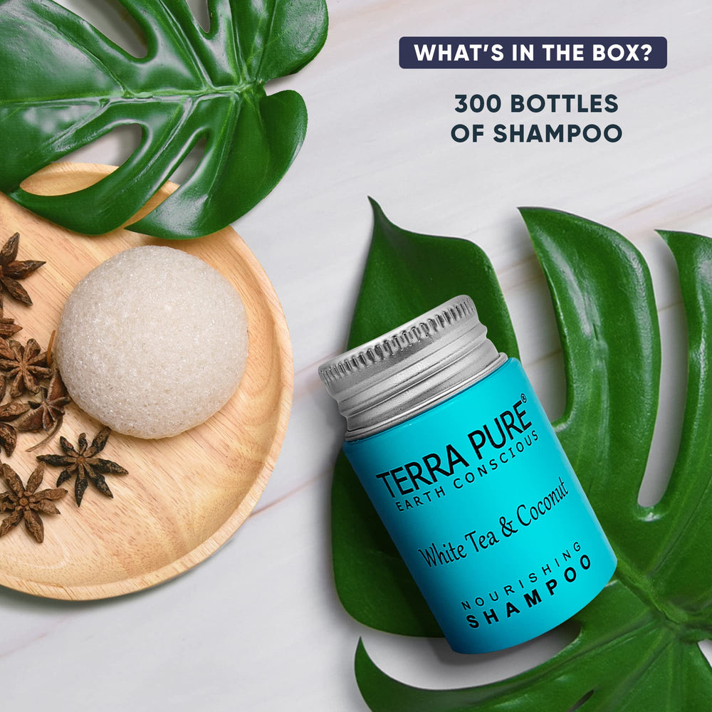 Terra Pure aloe vera and olive oil formula nourishes hair without heaviness.