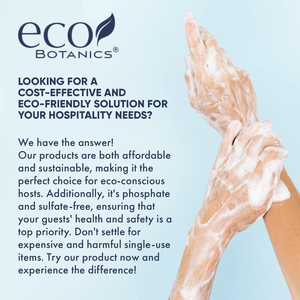Terra Pure Eco Botanics hotel bathroom amenities shown as premium guest experience