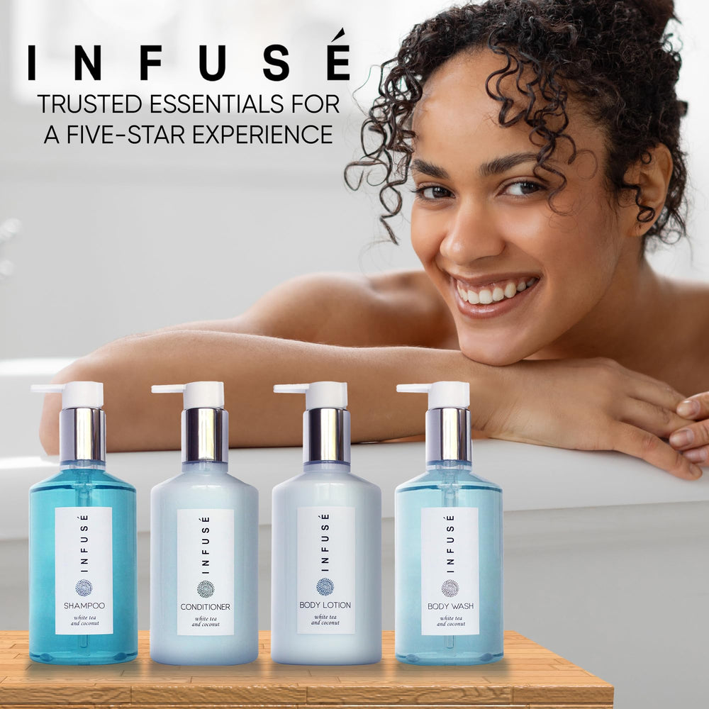 Terra Pure Eco Box bulk amenities collection for vacation rentals.