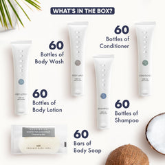 Terra Pure Infuse White Tea body wash bottle providing invigorating cleanse for travelers.