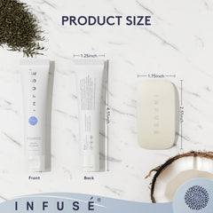 Terra Pure Infuse mini shampoo bottle for travel-friendly amenities.