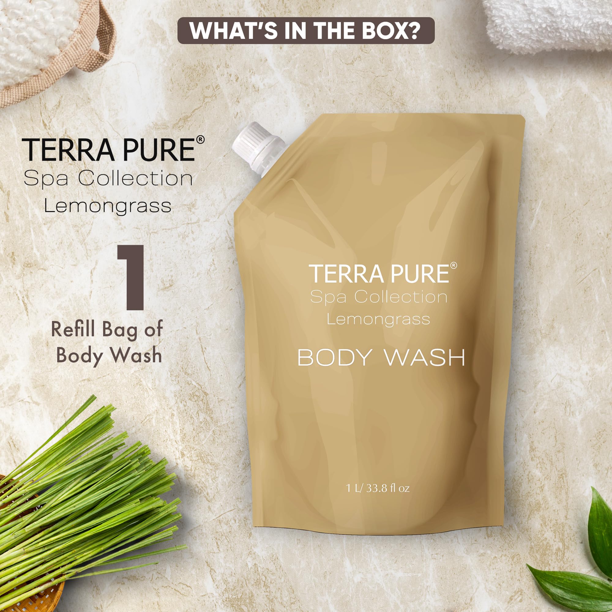 Terra Pure 1-liter refill bag reduces maintenance time in busy properties