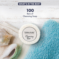Terra Pure white tea coconut scent bar soap delivers a fresh, inviting wash.