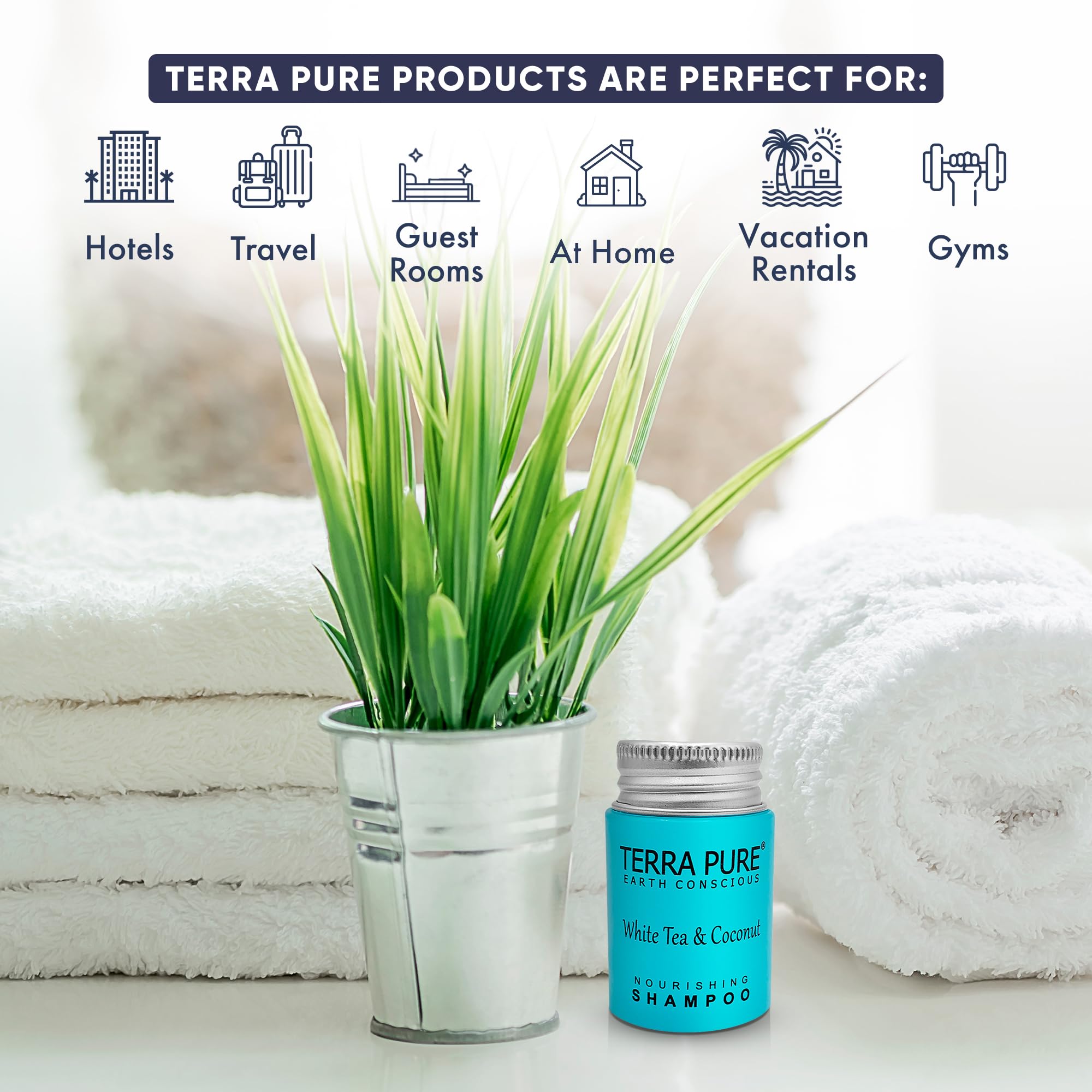 Terra Pure white tea coconut scent delivers fresh, spa-like experience in guest rooms.