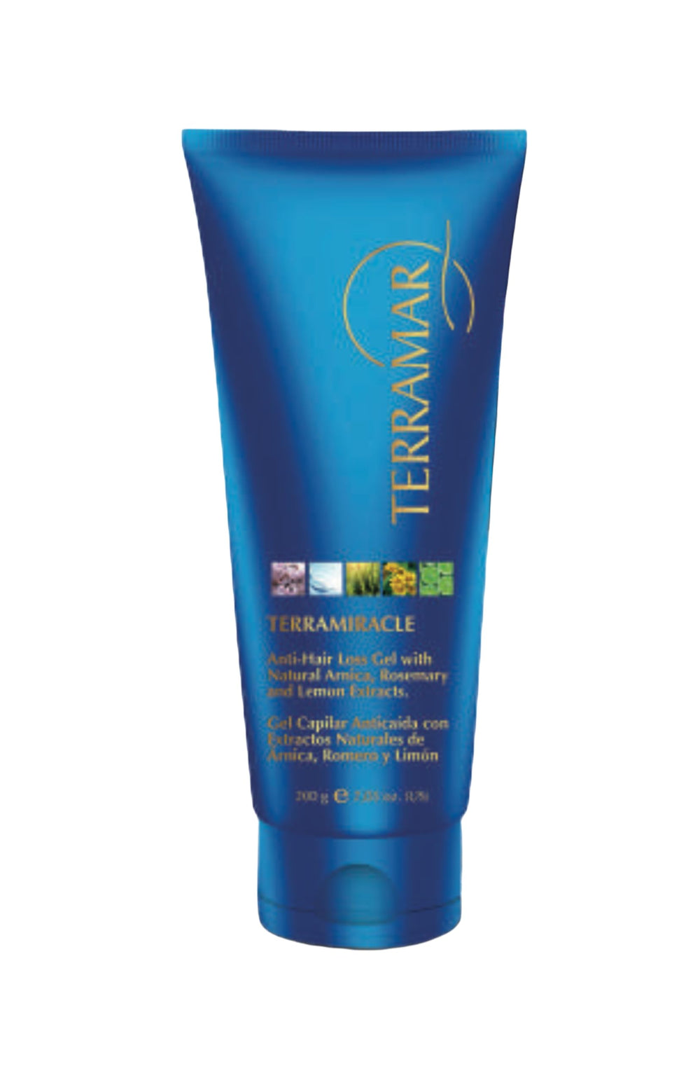 Terramiracle bottle pour enables easy scalp application for targeted care.