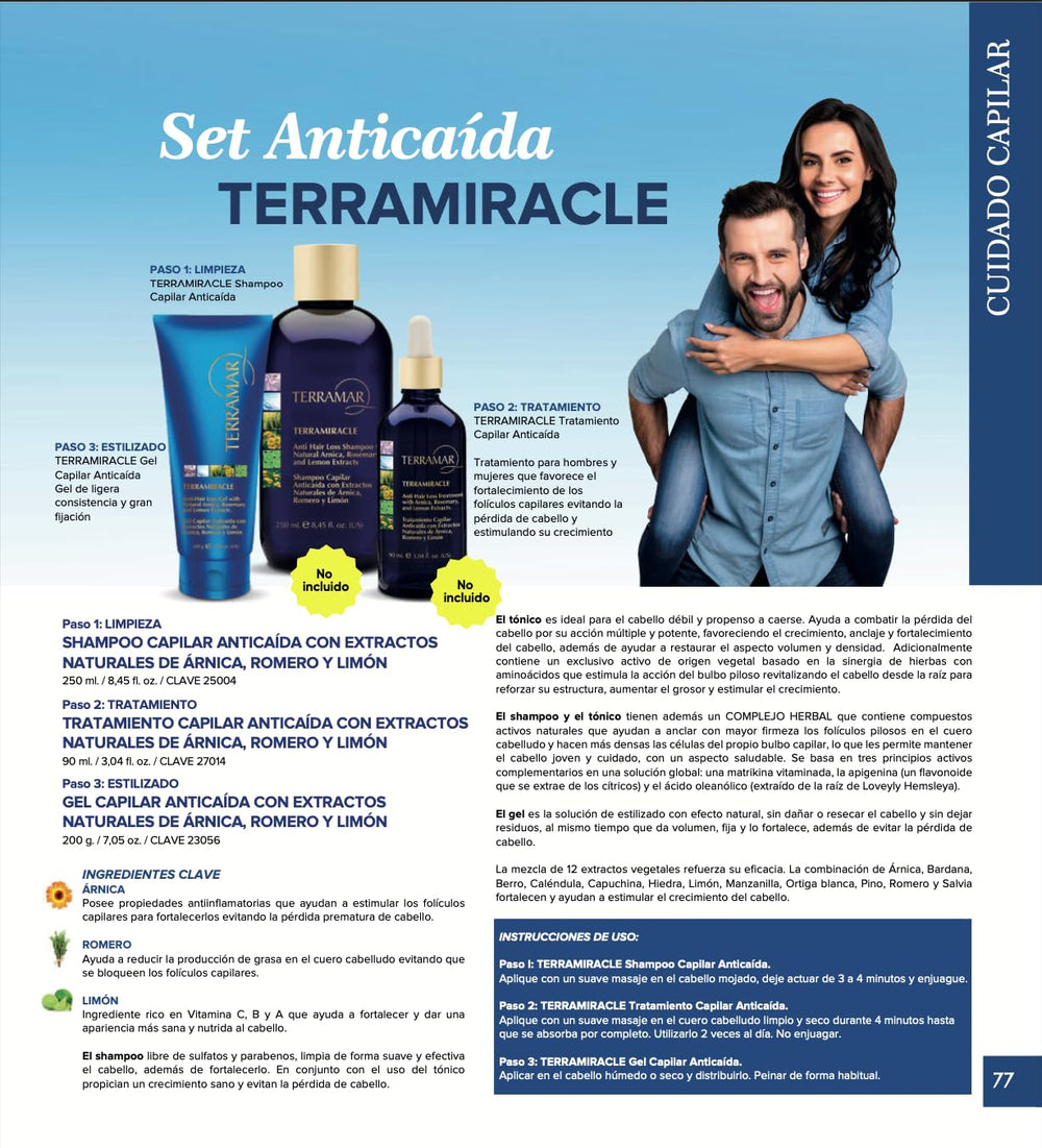 Terramiracle scalp-gel-application shows precise gel-on-scalp delivery for healthier appearance.