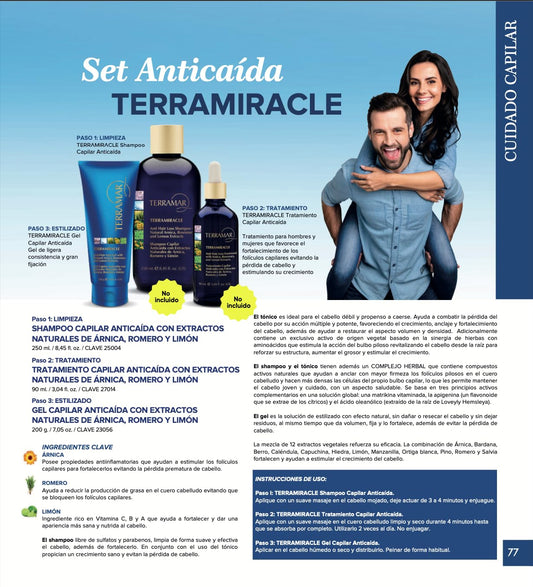 Terramiracle scalp-gel-application shows precise gel-on-scalp delivery for healthier appearance.