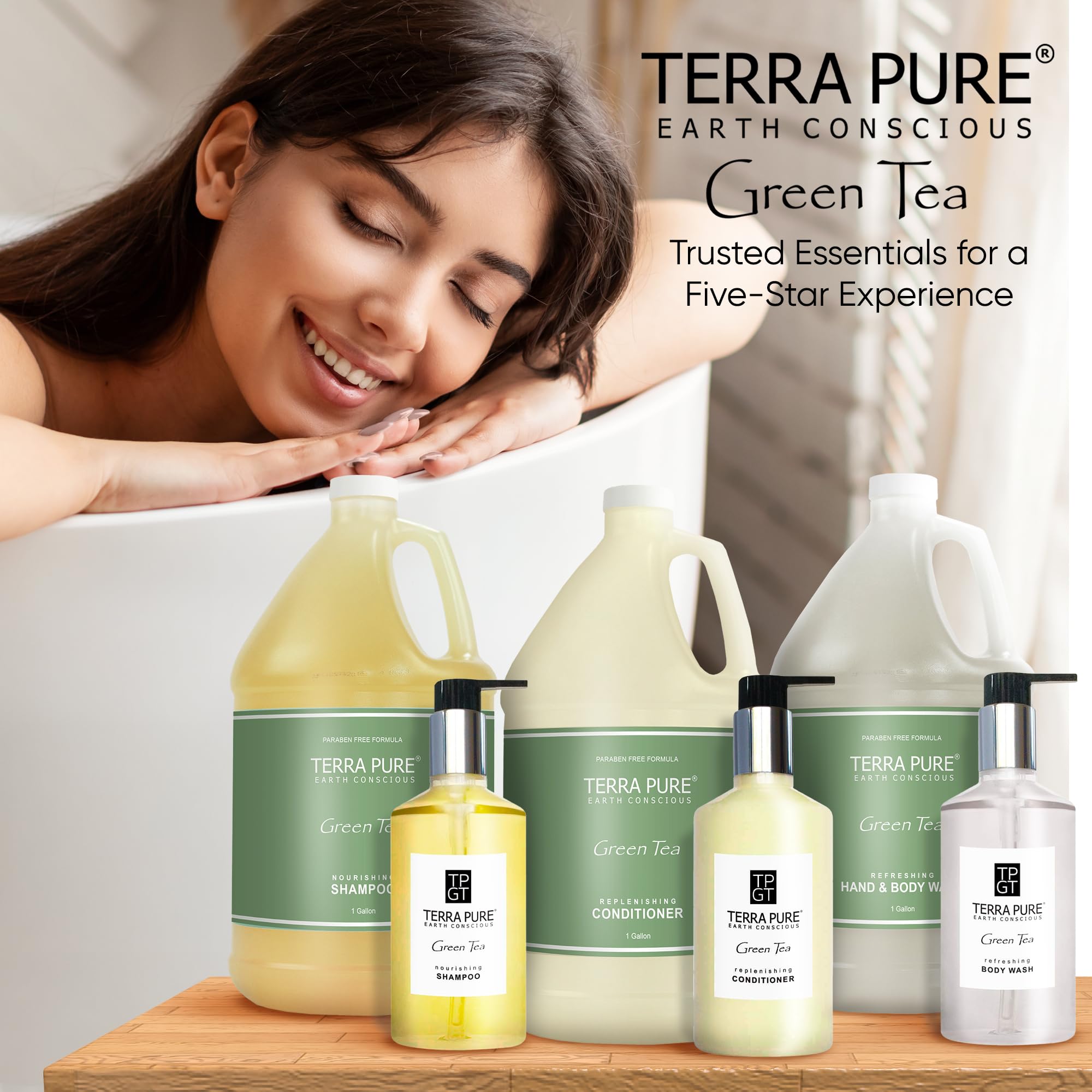 Terra Pure hotel amenities kit enhances guest rooms with premium toiletries