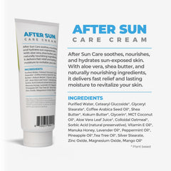 Terrasil after-sun lotion sun-damaged-skin-relief supports calm, nourished skin