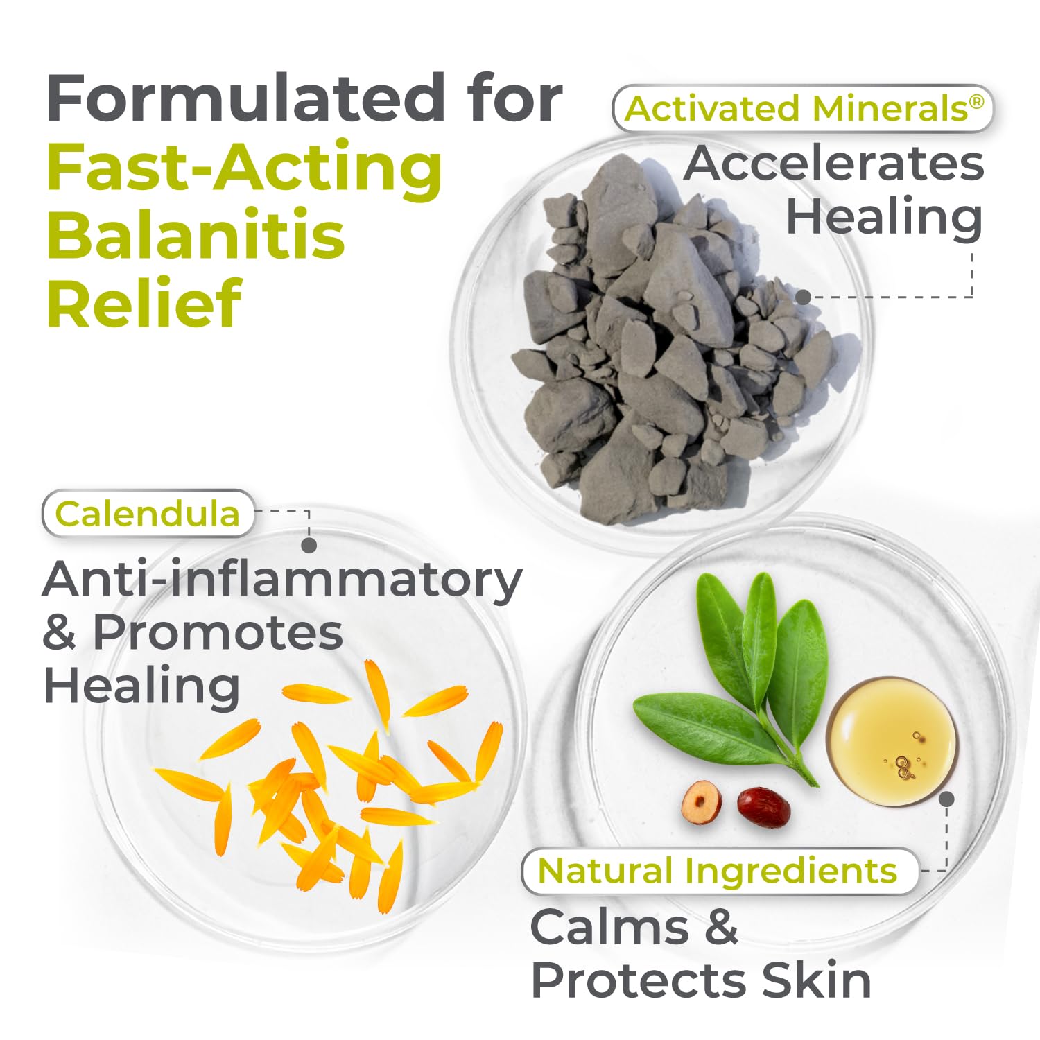 Terrasil Balanitis Soap foreskin-cleanse supports daily cleansing.