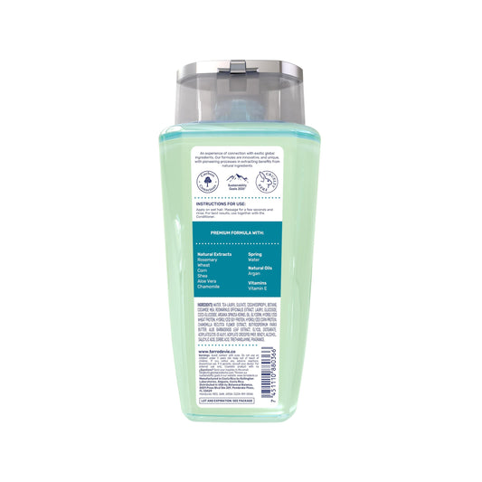 Terre De Vie rosemary shampoo foam forming rich lather for gentle cleansing