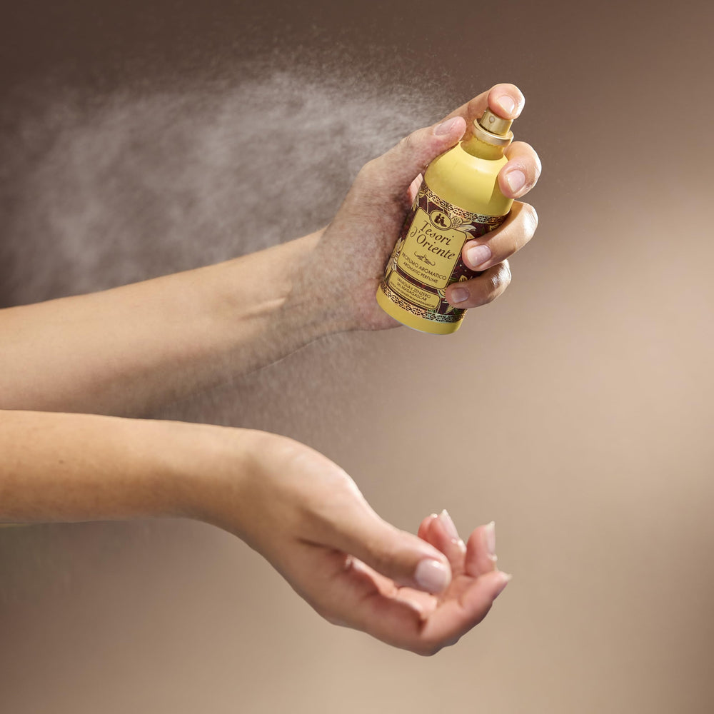 Tesori d'Oriente Italian safe cosmetics packaging suggests a ritual-ready luxury