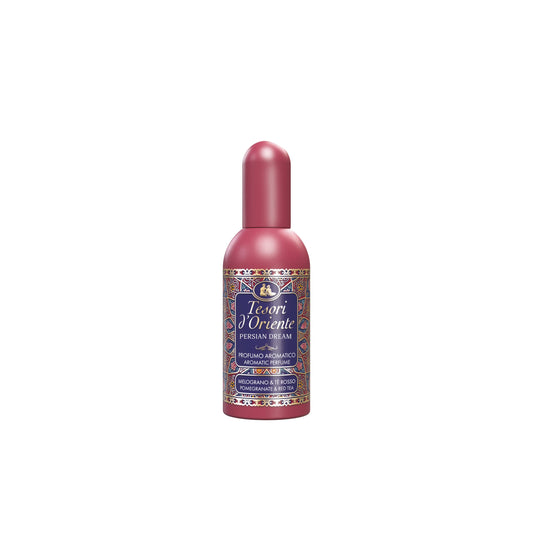 Tesori d'Oriente Persian Dream bottle front, elegant presentation ideal for gifting.