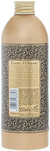 Tesori d'Oriente label close-up highlighting premium oud and amber notes.