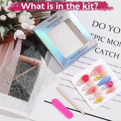 Tesytto handmade press-on nails set for at-home nail art.