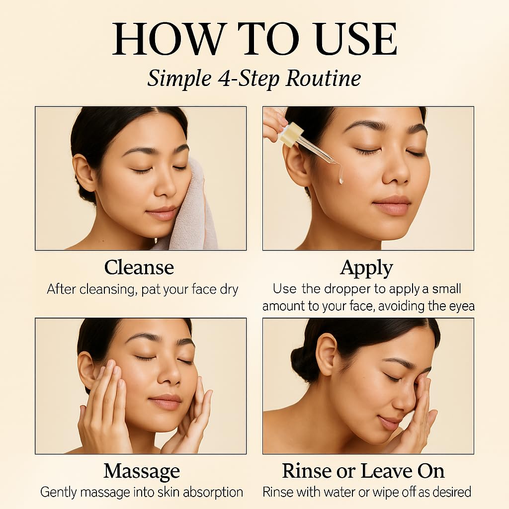 Tetea Peel Shot Glow application shot suggests easy layering with serums