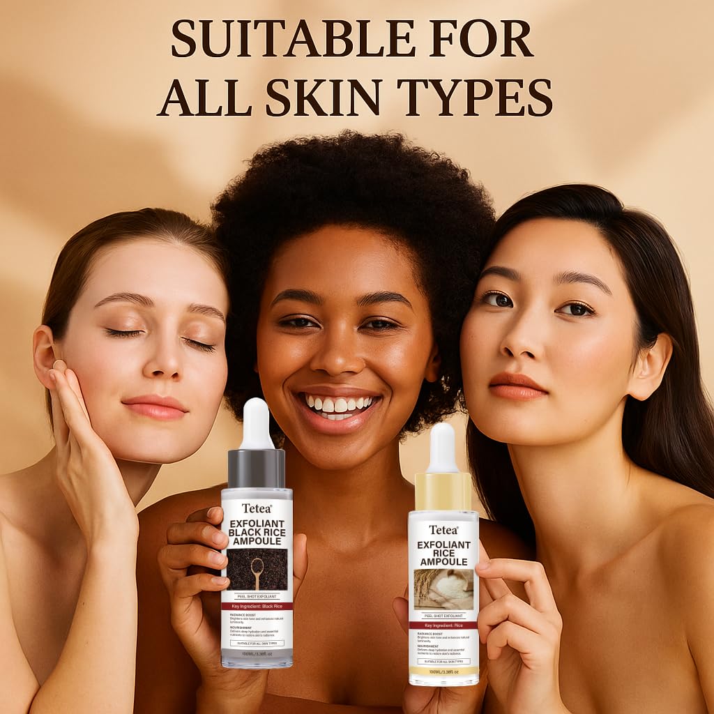 Tetea Peel Shot Glow duo packaging shows two ampoules for daily care