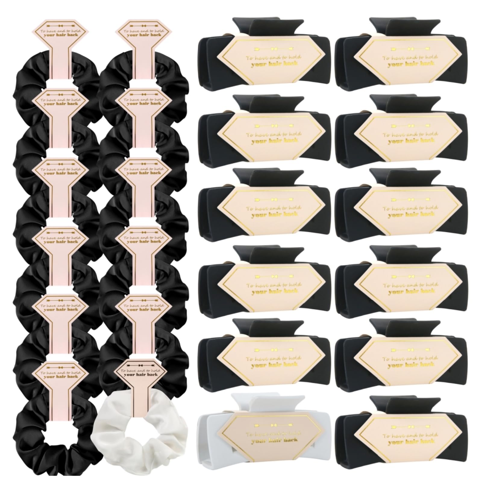 Tethzeng bridesmaid scrunchies pack in 4.1 inch for secure, comfortable hairstyles