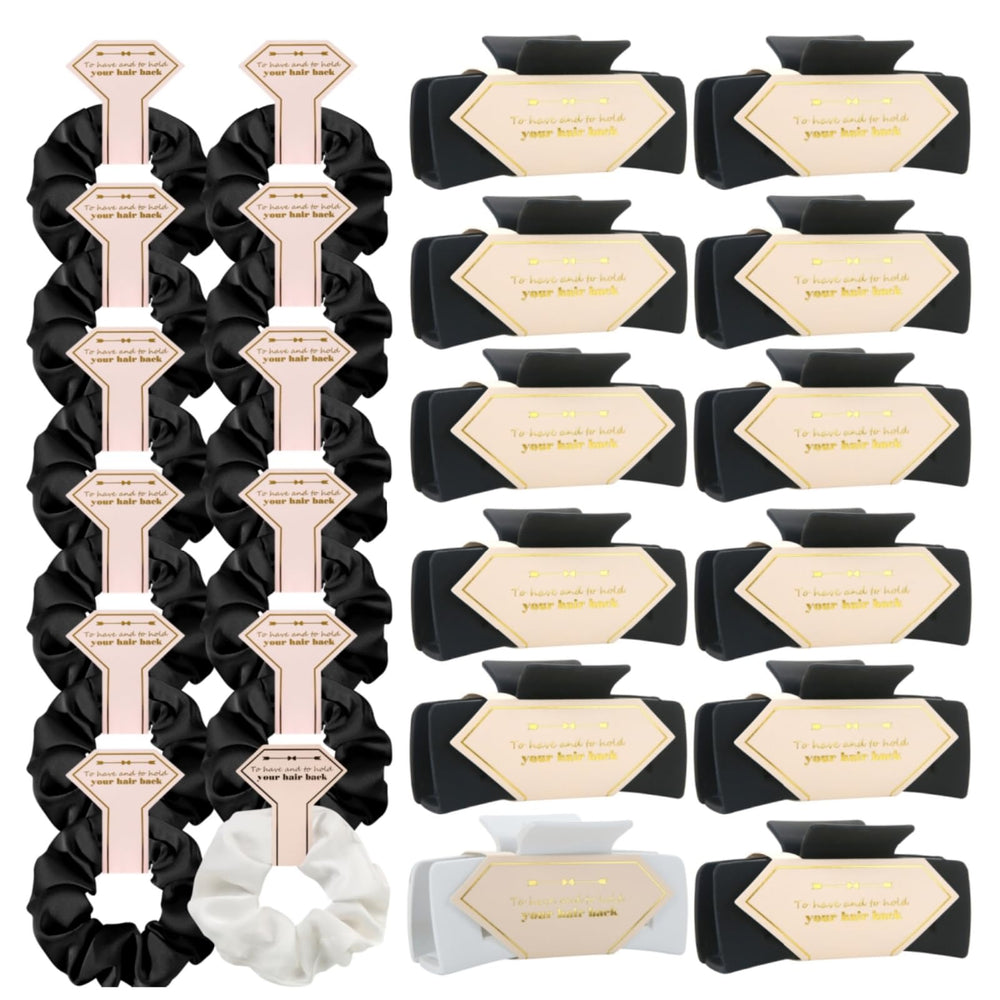 Tethzeng bridesmaid scrunchies pack in 4.1 inch for secure, comfortable hairstyles