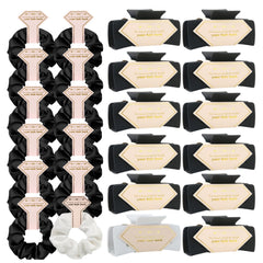 Tethzeng bridesmaid scrunchies pack in 4.1 inch for secure, comfortable hairstyles