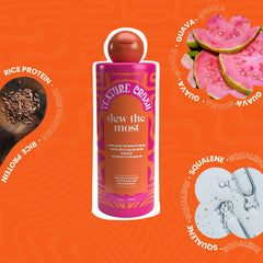 Texture Crush Dew rice water protein supports elasticity and strength.