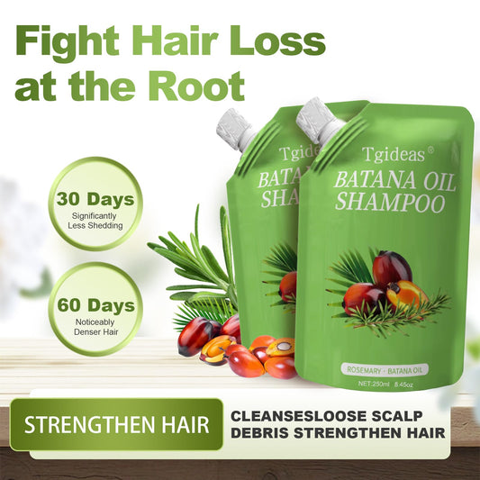 Tgideas Batana Rosemary Shampoo two-pack view highlights value for long-term hair care
