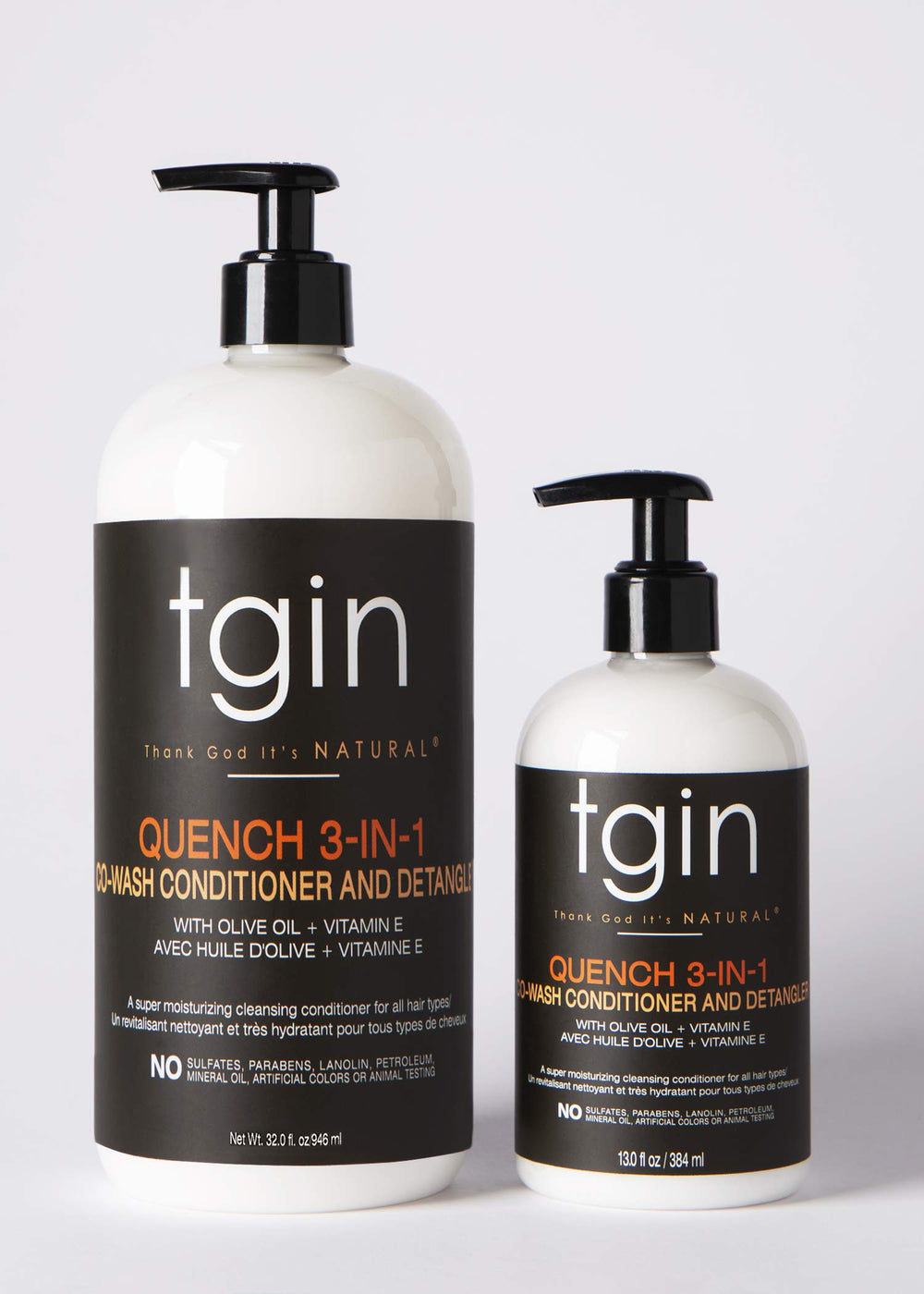 Close-up of creamy slip in tgin Quench formula